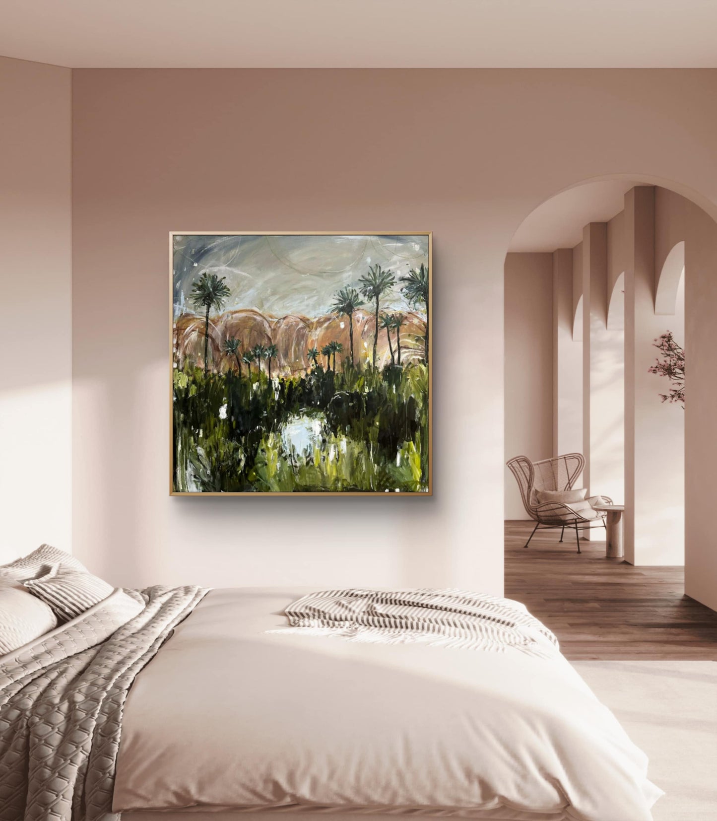 Oasis Palm | Original Artwork