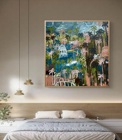 Red Palm| Original Artwork