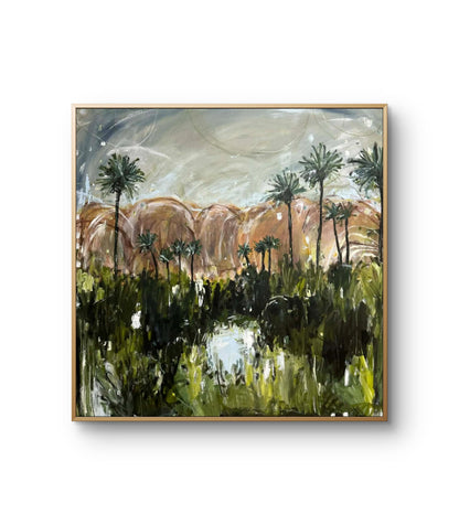 Oasis Palm | Original Artwork