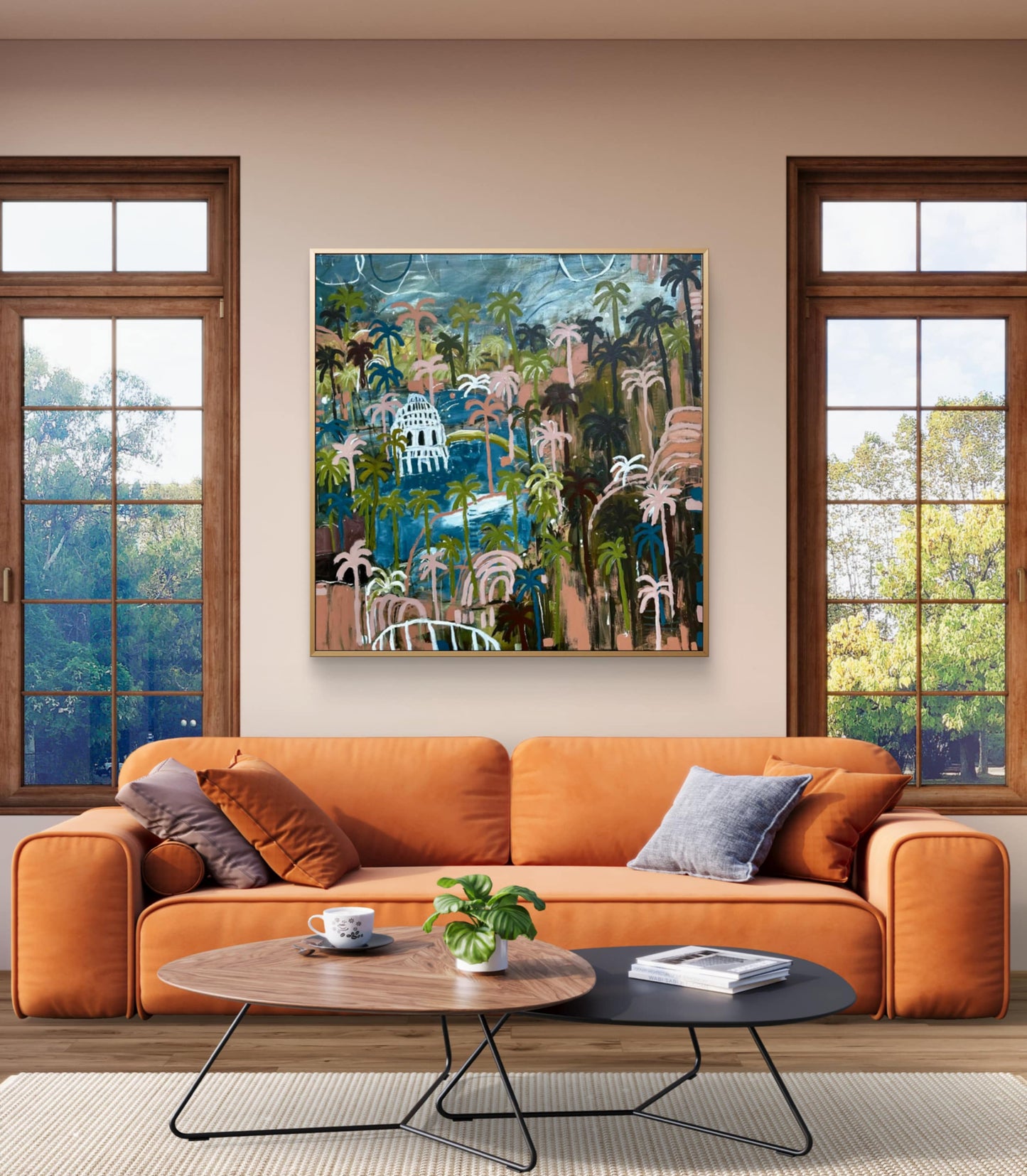 Red Palm| Original Artwork