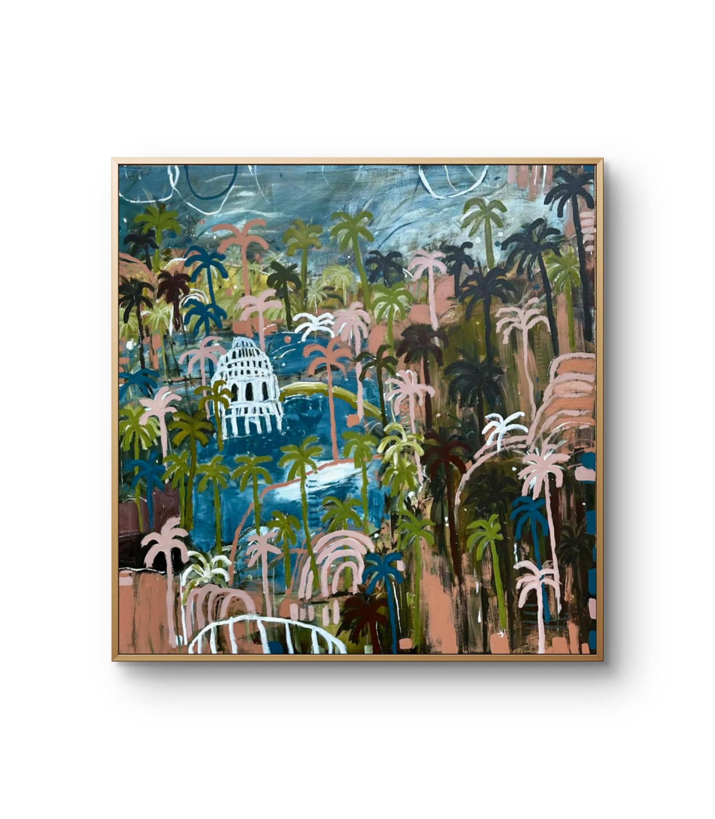 Red Palm| Original Artwork